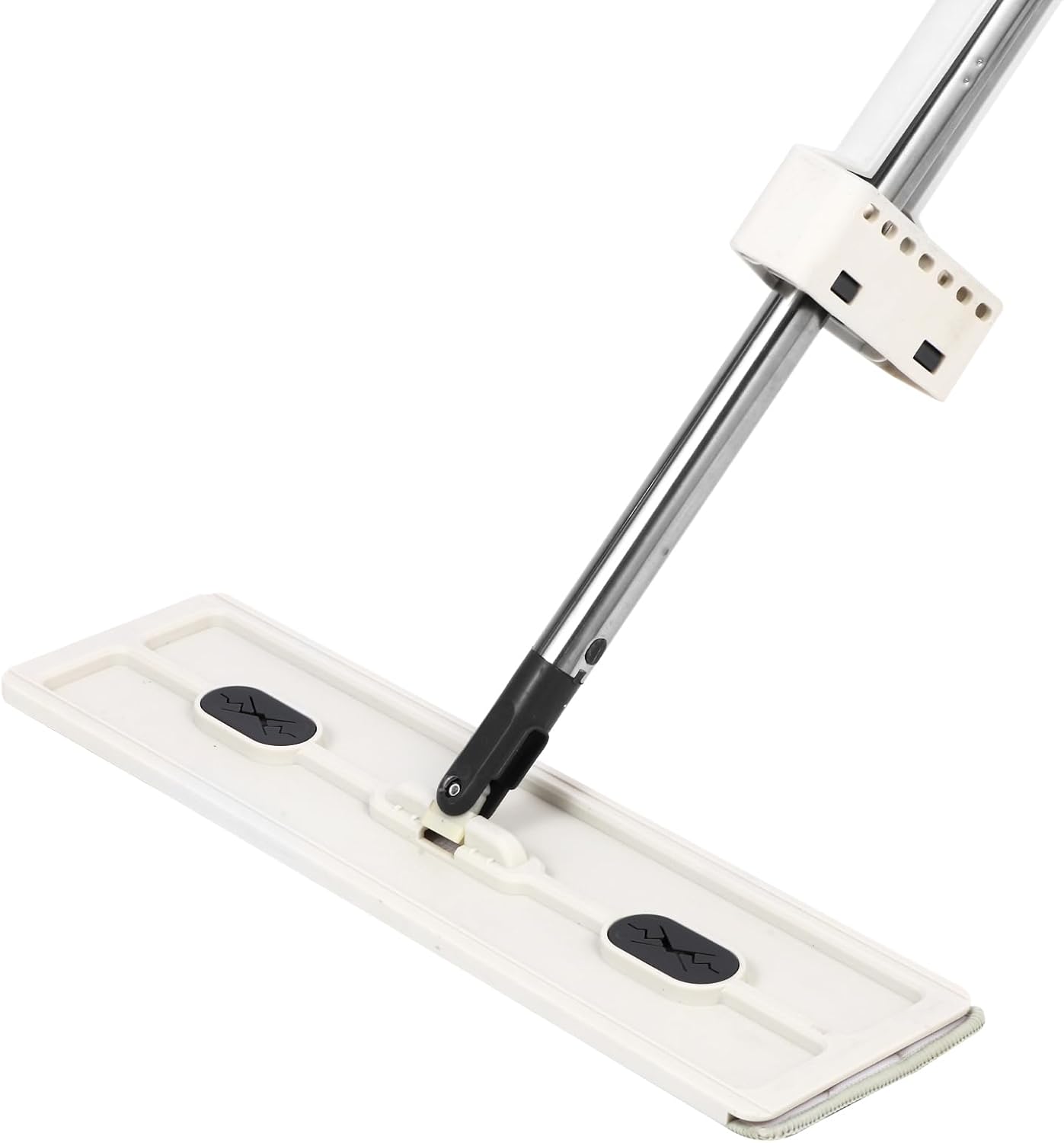 Microfiber Self Wringing Flat Mop,Wet & Dry Mops for Floor Wall Cleaning,Long Handle with 3 Microfiber Pads