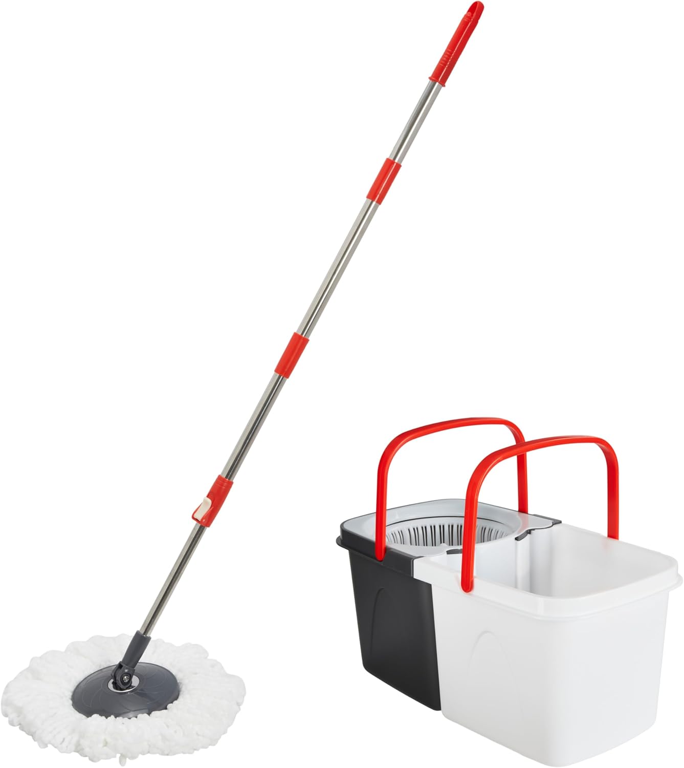 Nesting Spin Mop - Two-Bucket System