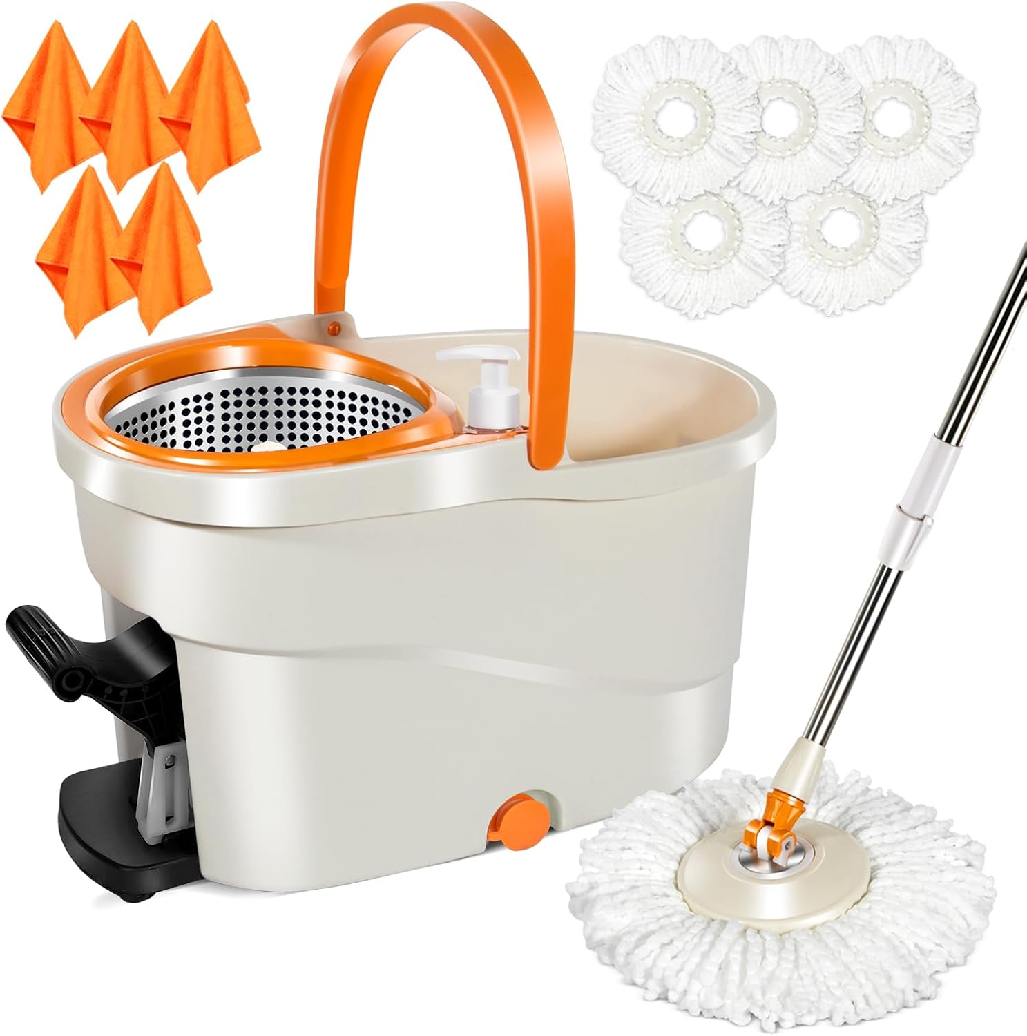 Spin Mop and Bucket