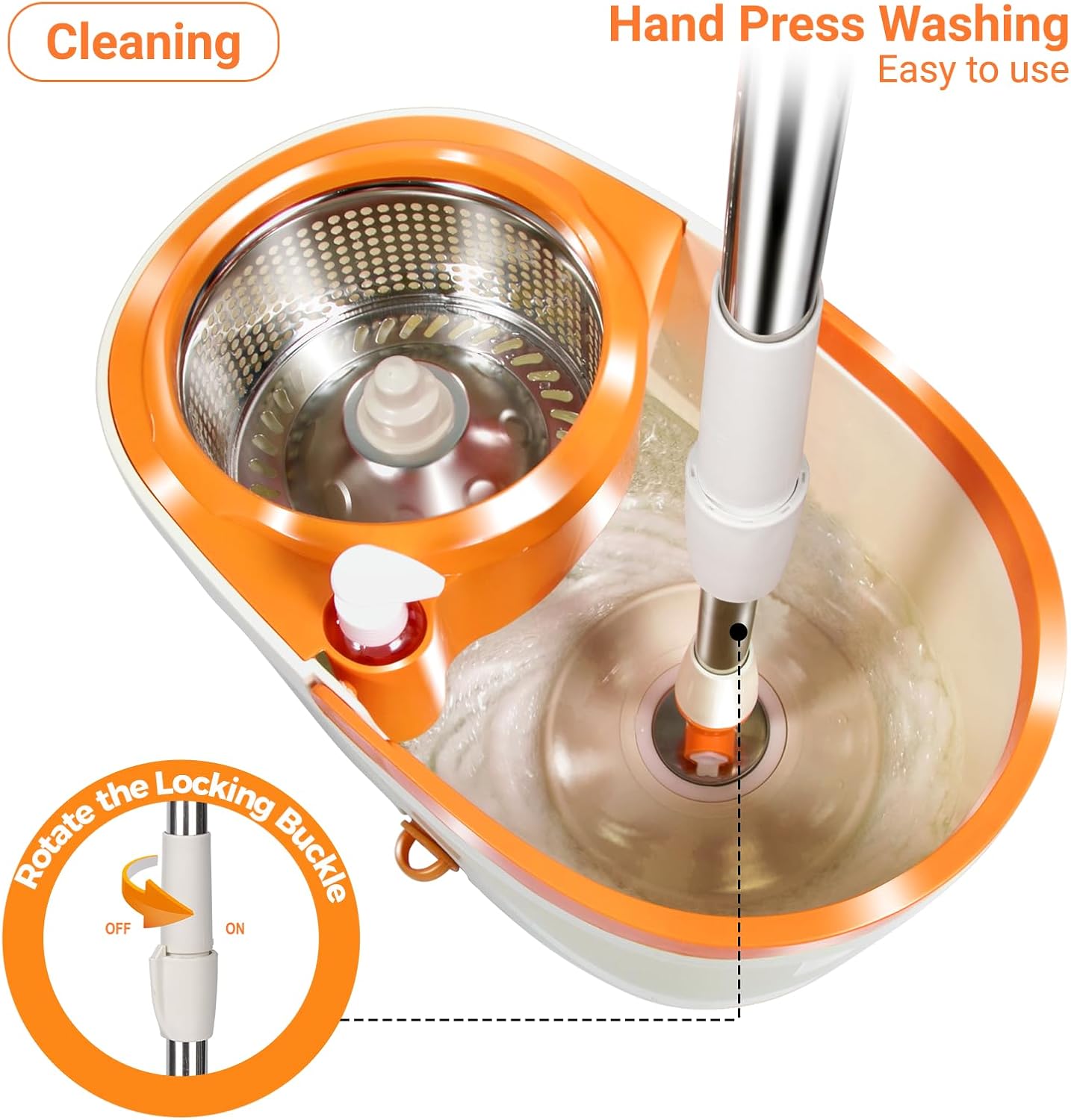 Spin Mop and Bucket - Image 2