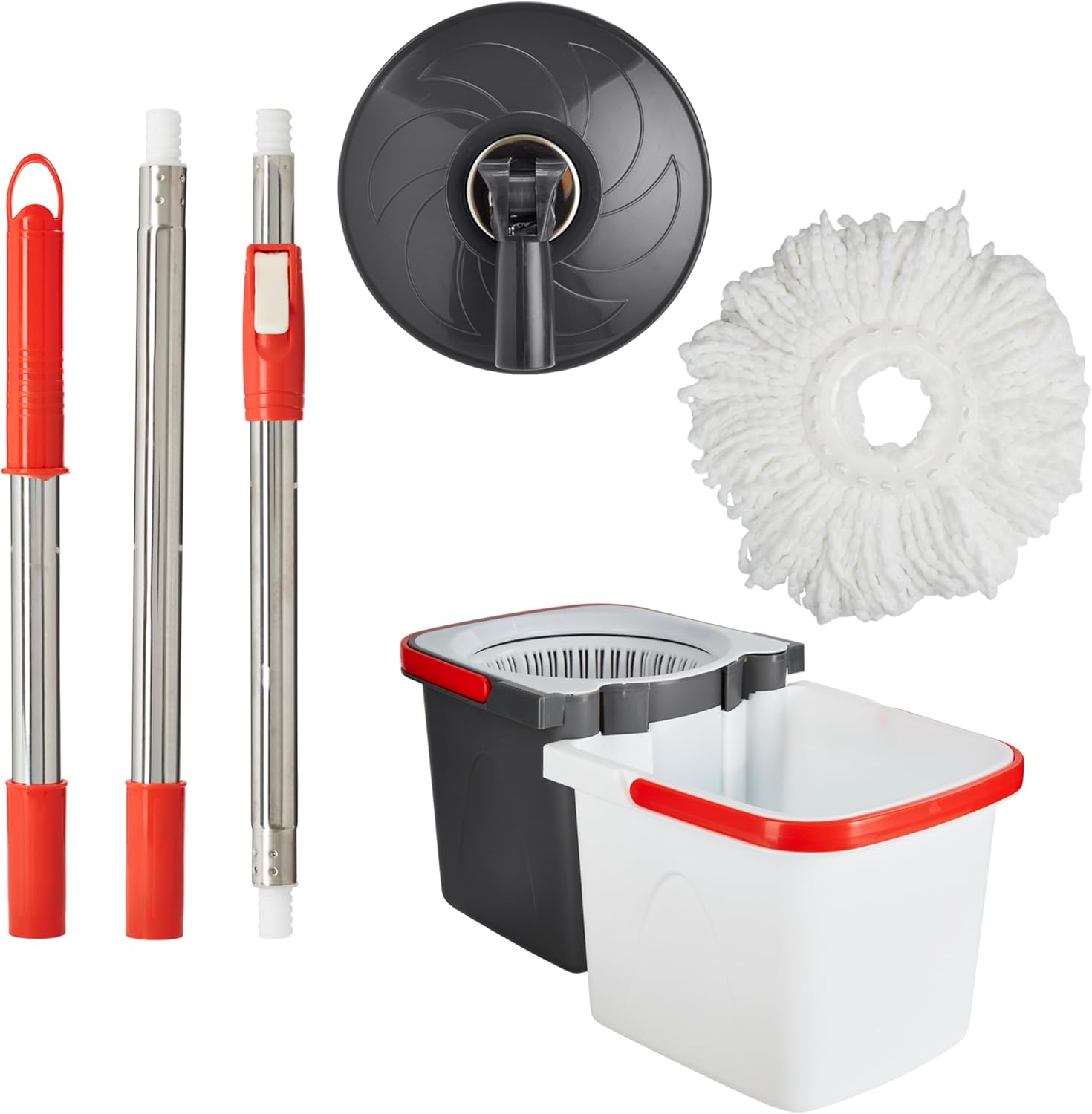 Nesting Spin Mop - Two-Bucket System - Image 2