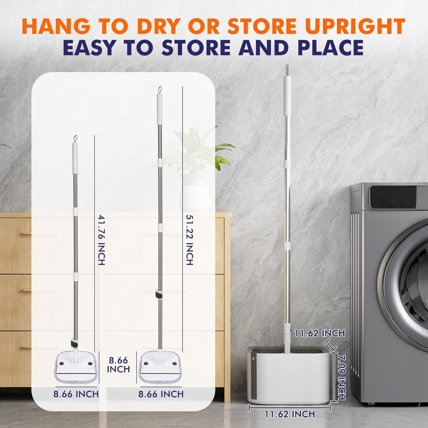 Upgraded Spin Mop and Bucket Set - Image 2