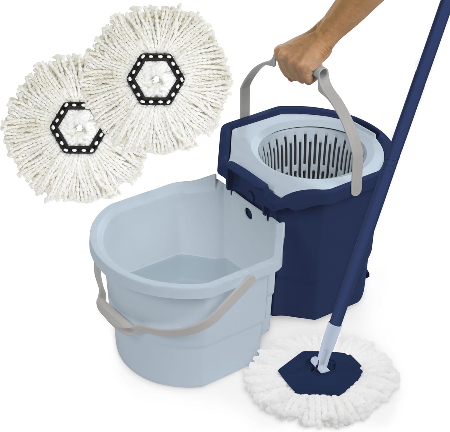 Clean Water Spin Mop with 2-Bucket System